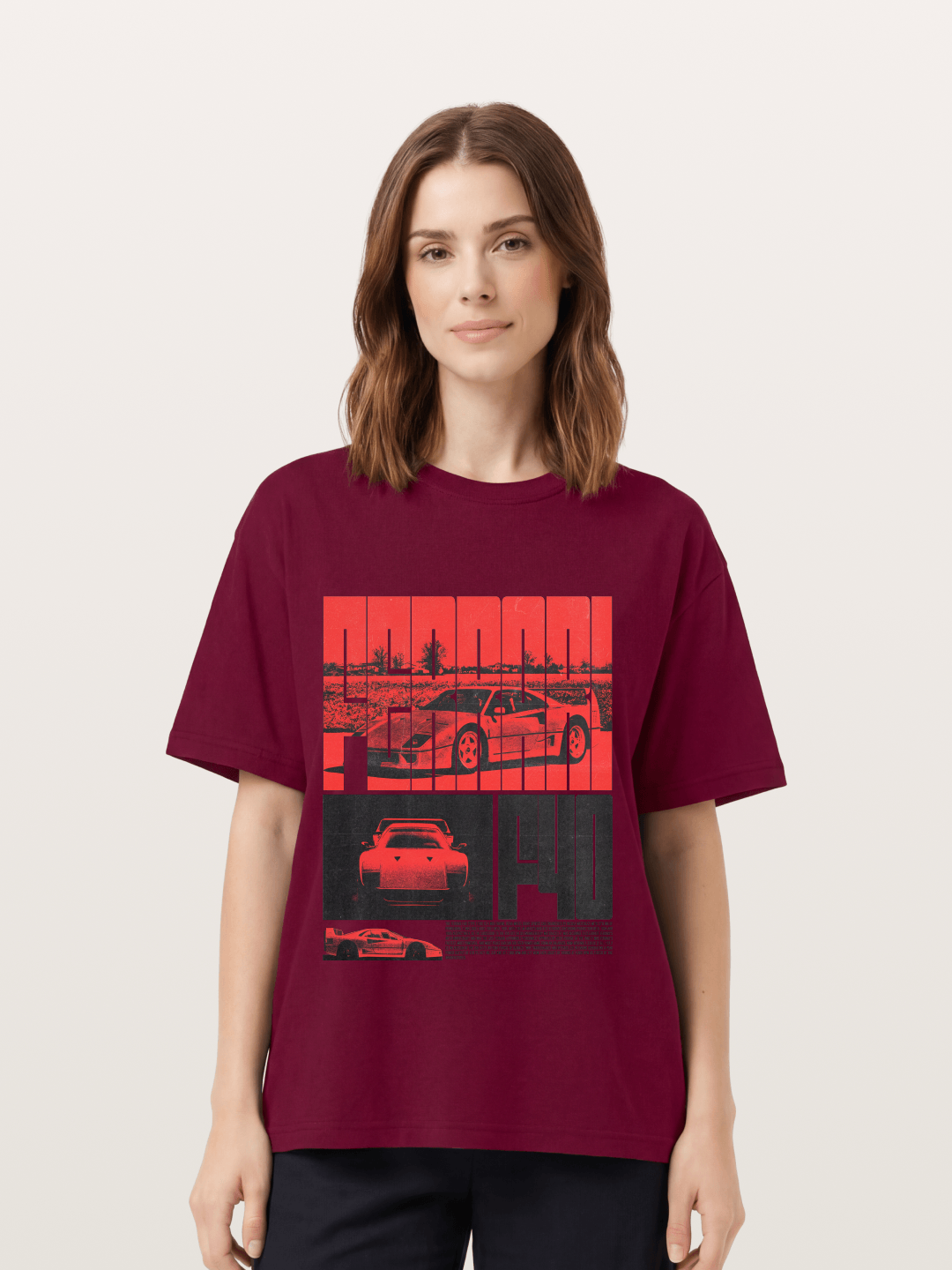 Red F40 Gildan T-shirt