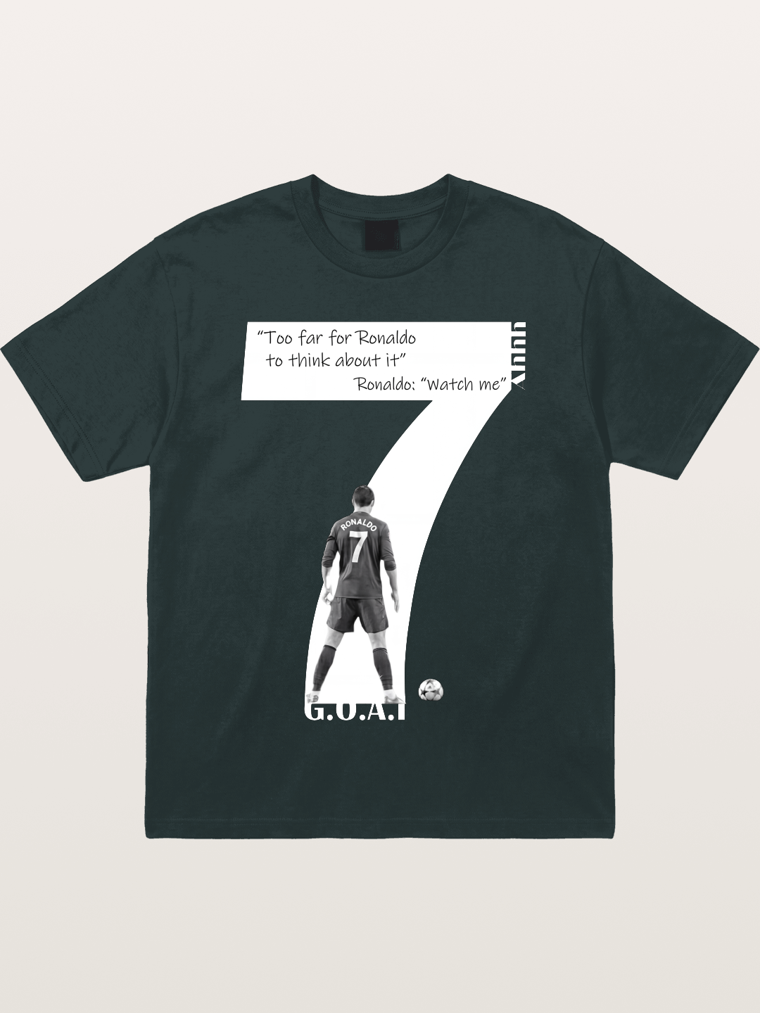 Ronaldo #7 Watch Me Quote Gildan T-shirt