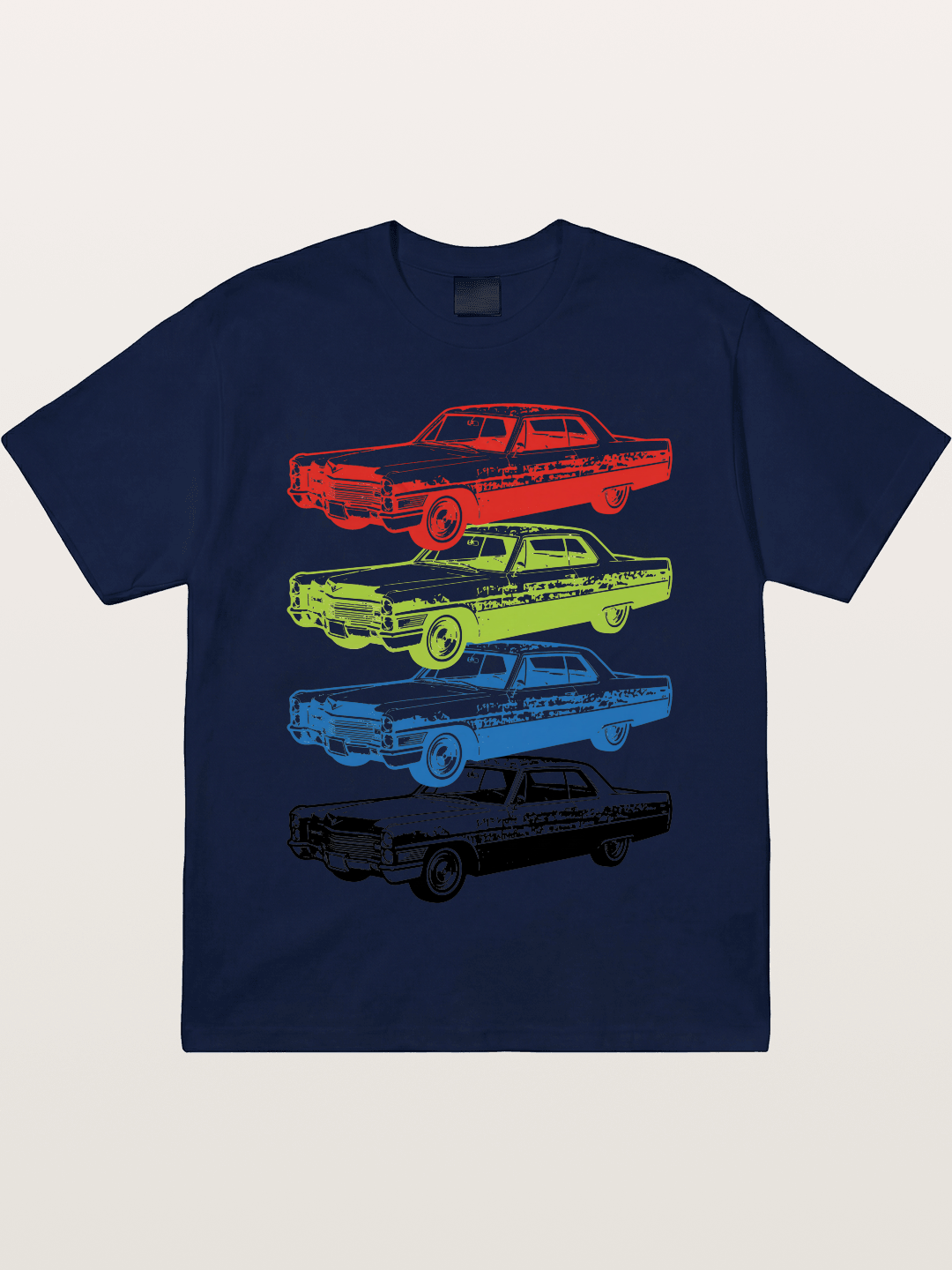 Classic Car Evolution Print Gildan T-shirt