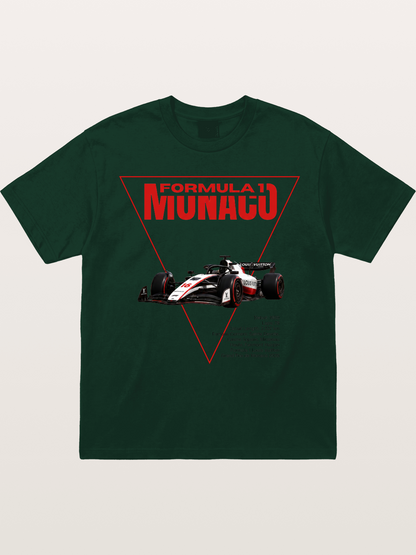 Red Triangle F1 Monaco Artwork Gildan T-shirt