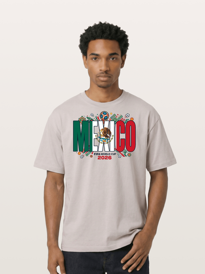 Mexico 2026 World Cup Lettering Cotton T-shirt
