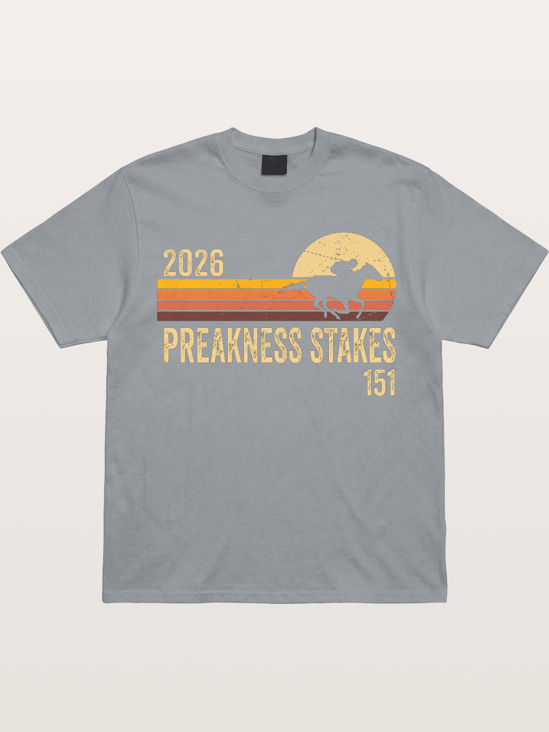 Retro Sunset Preakness Stakes 2026 Gildan T-shirt