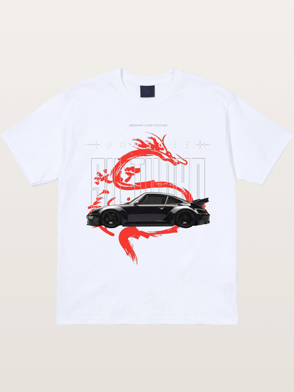 Porsche Dragon Gildan T-shirt