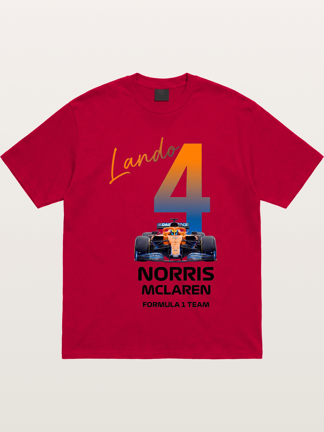 Lando Norris McLaren 4 Graphic Gildan T-shirt