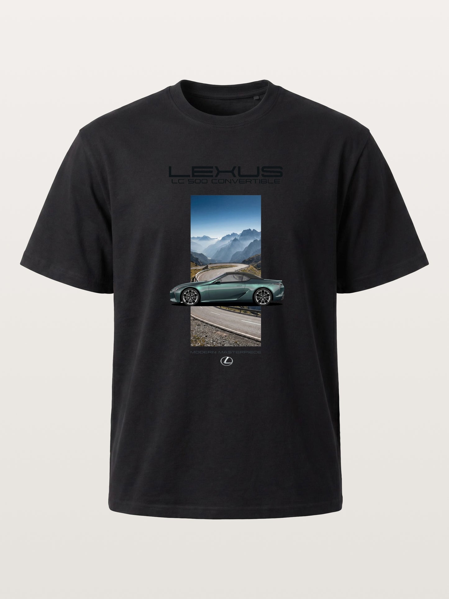 Lexus LC500 Coastal Villa Poster Cotton T-shirt