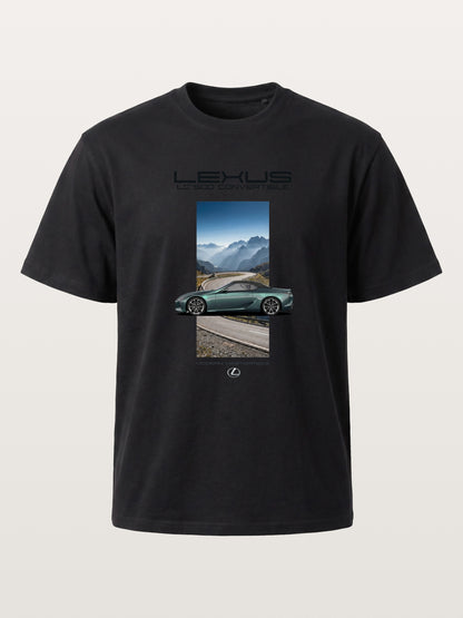 Lexus LC500 Coastal Villa Poster Cotton T-shirt