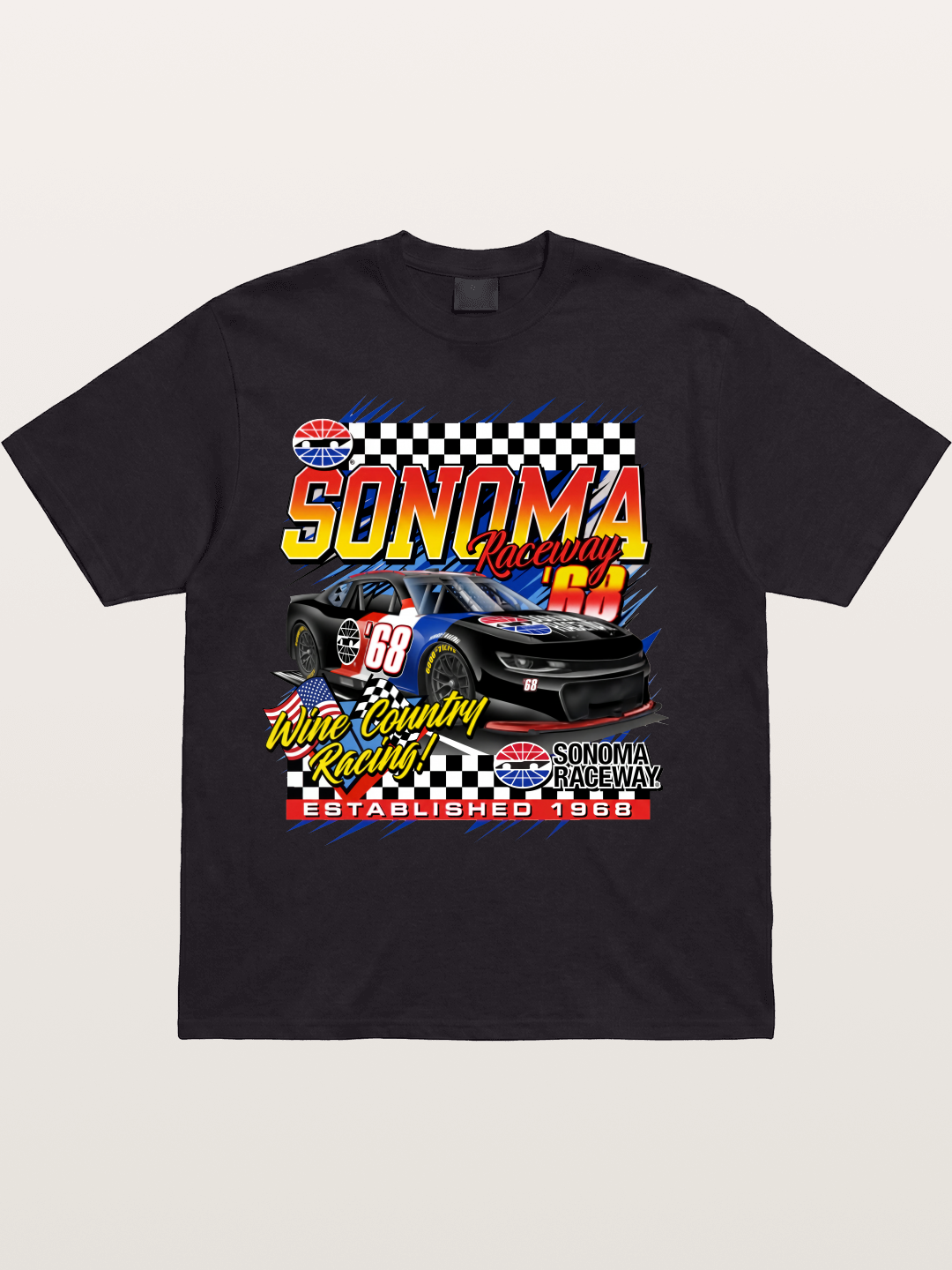 Sonoma NASCAR Wine Country Racing Cotton T-shirt