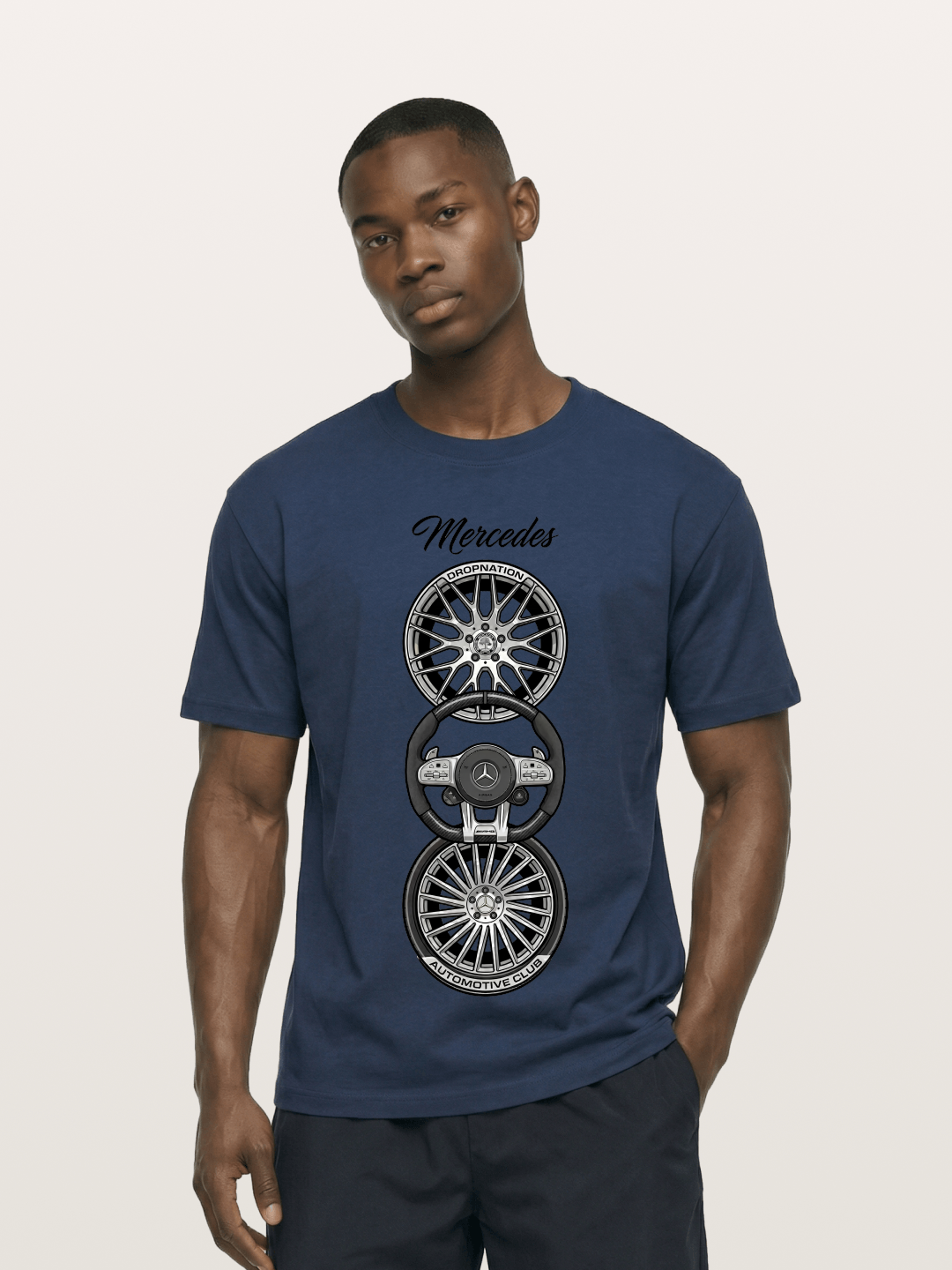 Wheel Stack Cotton T-shirt