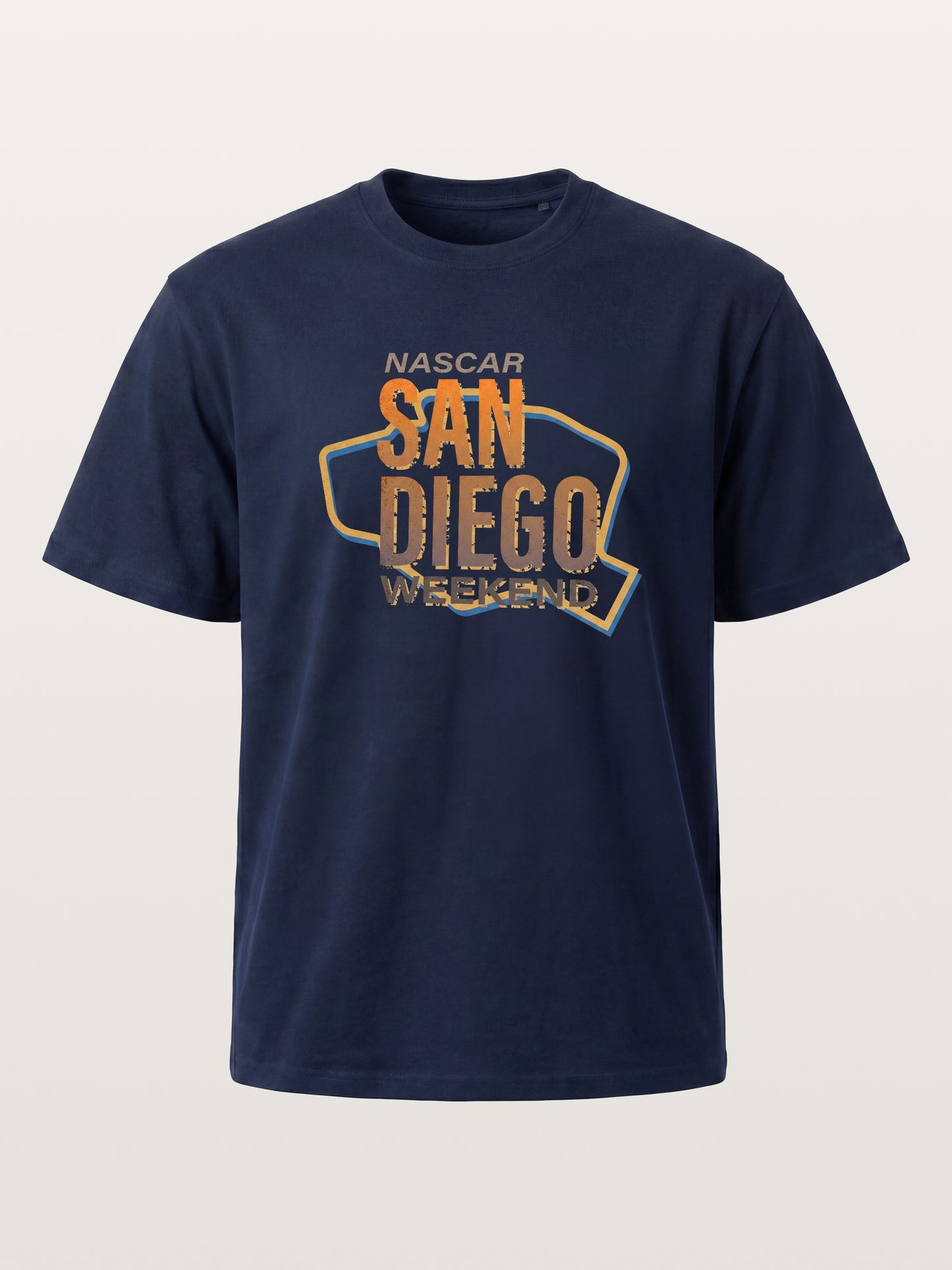 San Diego Weekend Vintage Typography Cotton T-shirt