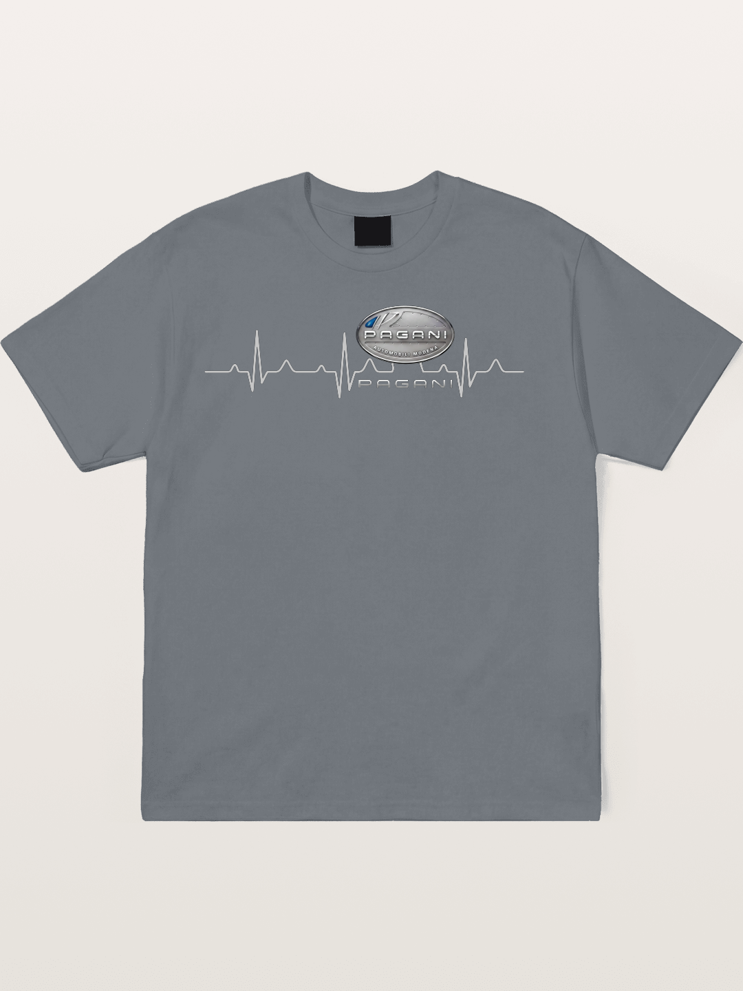 Pagani Heartbeat Badge Cotton T-shirt