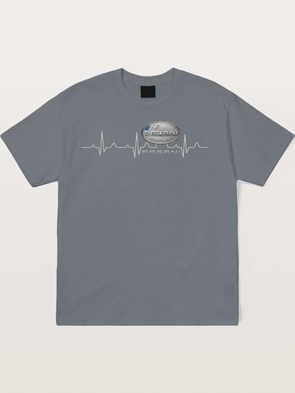 Pagani Heartbeat Badge Cotton T-shirt