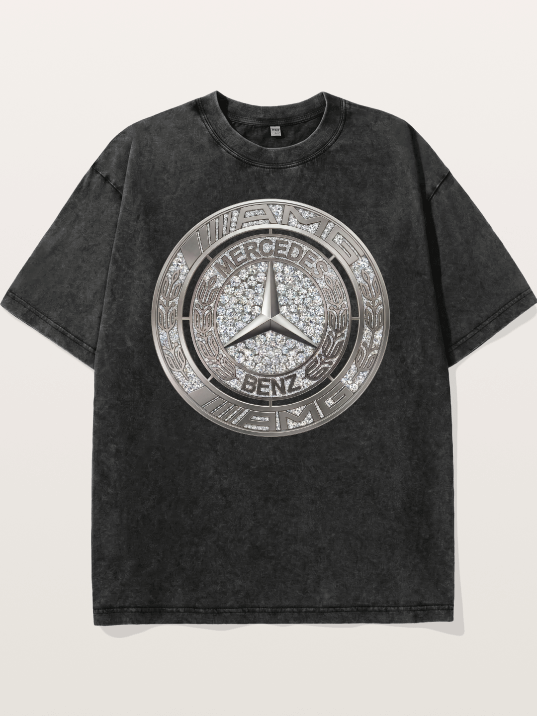 Mercedes Diamond Logo Art Washed T-shirt