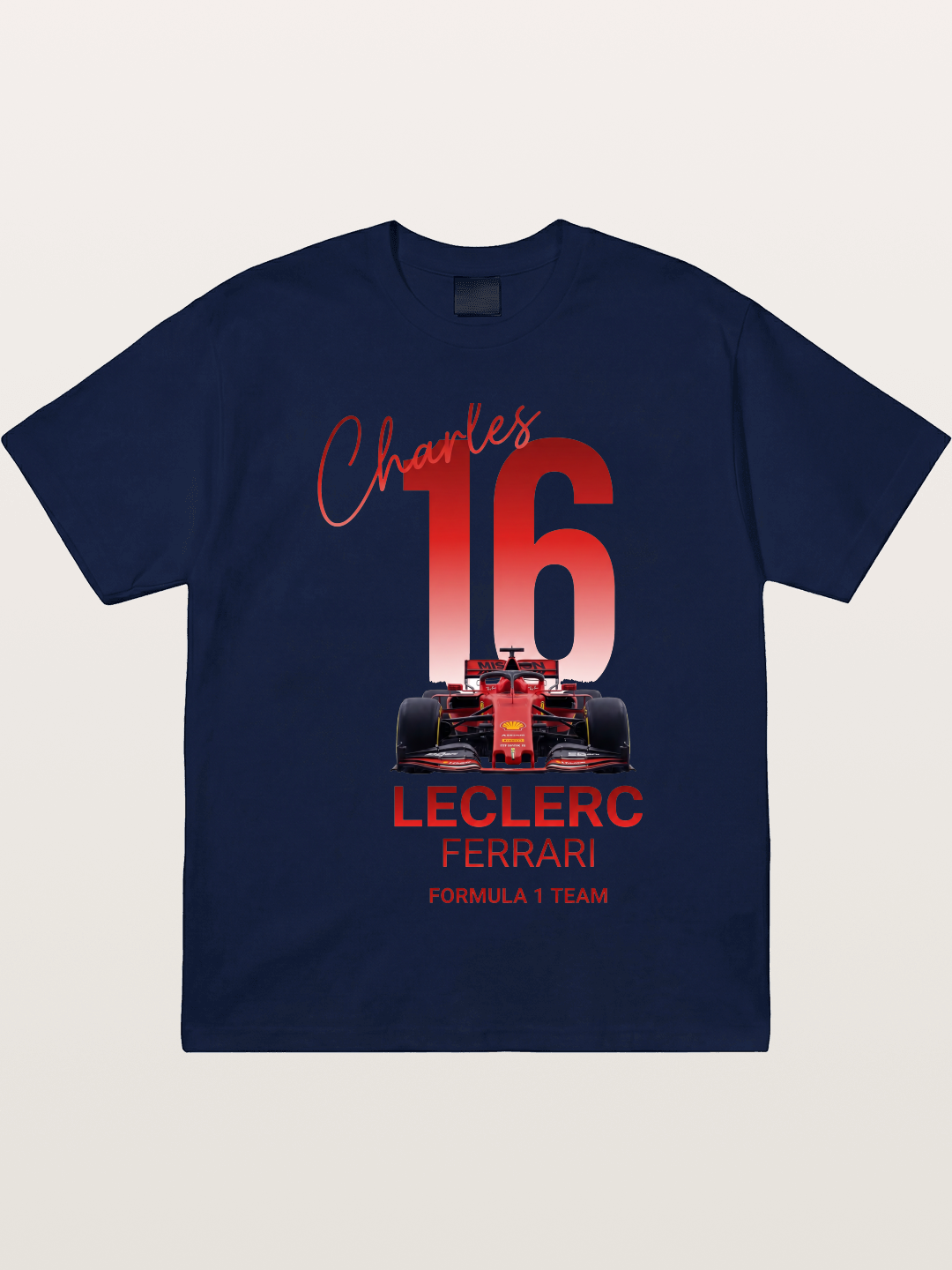Charles Leclerc Ferrari 16 Art Gildan T-shirt