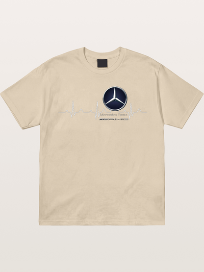 Mercedes Heartbeat Line Gildan T-shirt