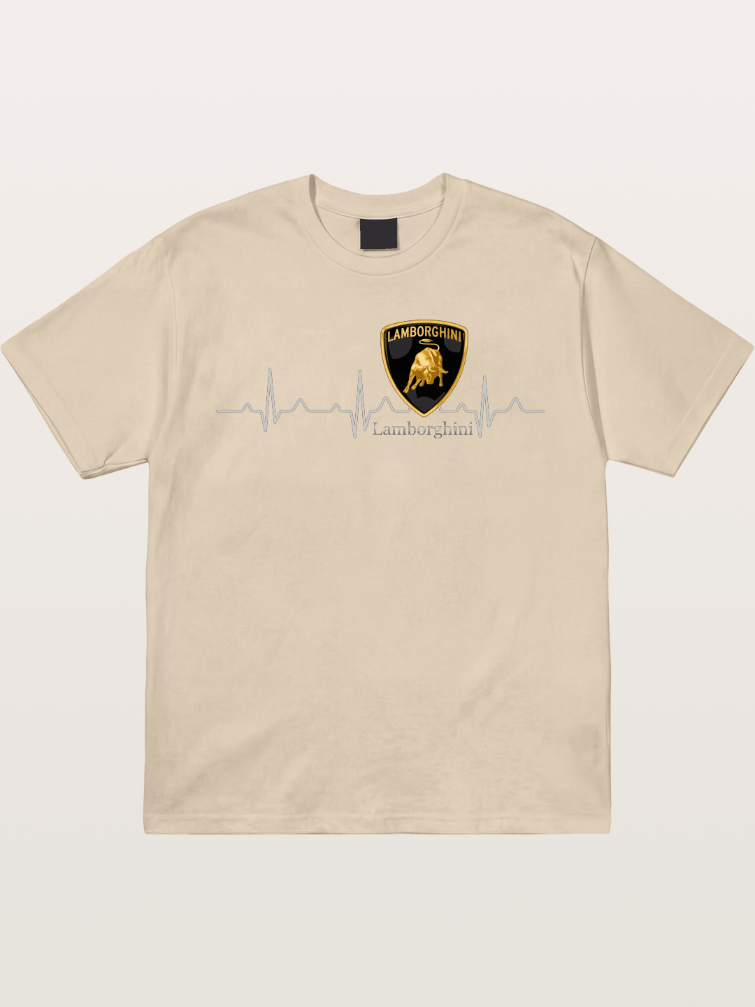 Lamborghini Heartbeat ECG Line Gildan T-shirt