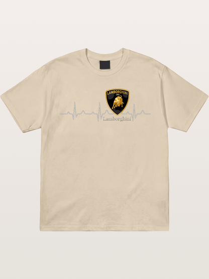 Lamborghini Heartbeat ECG Line Gildan T-shirt