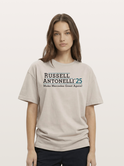 Russell Antonelli Mercedes Design Cotton T-shirt