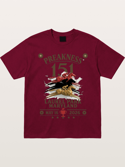 Preakness 151 Laurel Park Print Gildan T-shirt
