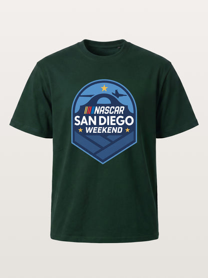 NASCAR San Diego Shield Emblem Gildan T-shirt