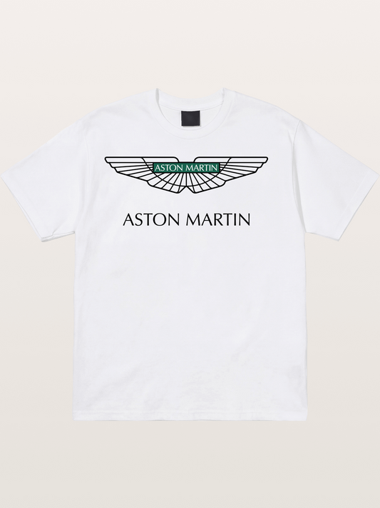Aston Martin Winged Badge Cotton T-shirt