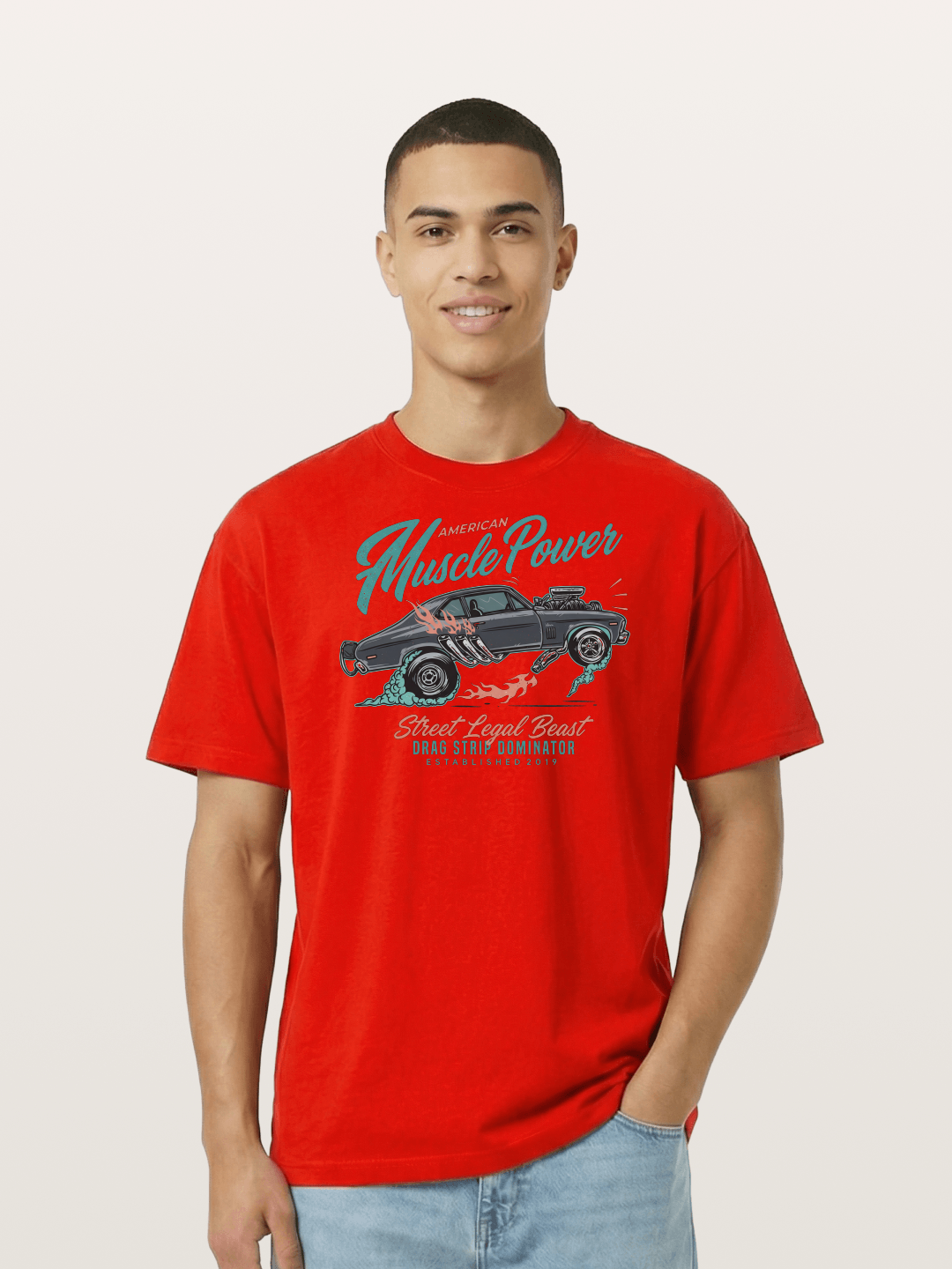 Burnout Power Cotton T-shirt