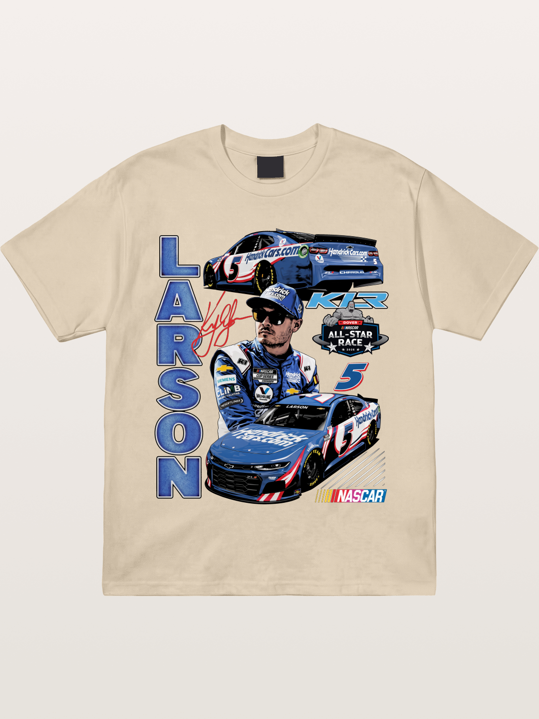 Larson All-Star Race Driver Collage Gildan T-shirt