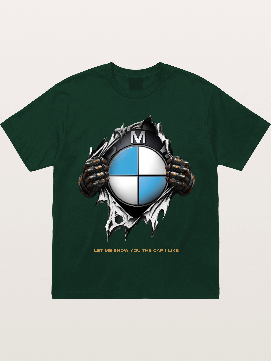 BMW Roundel Tear Through Design Gildan T-shirt