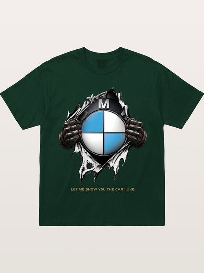 BMW Roundel Tear Through Design Gildan T-shirt