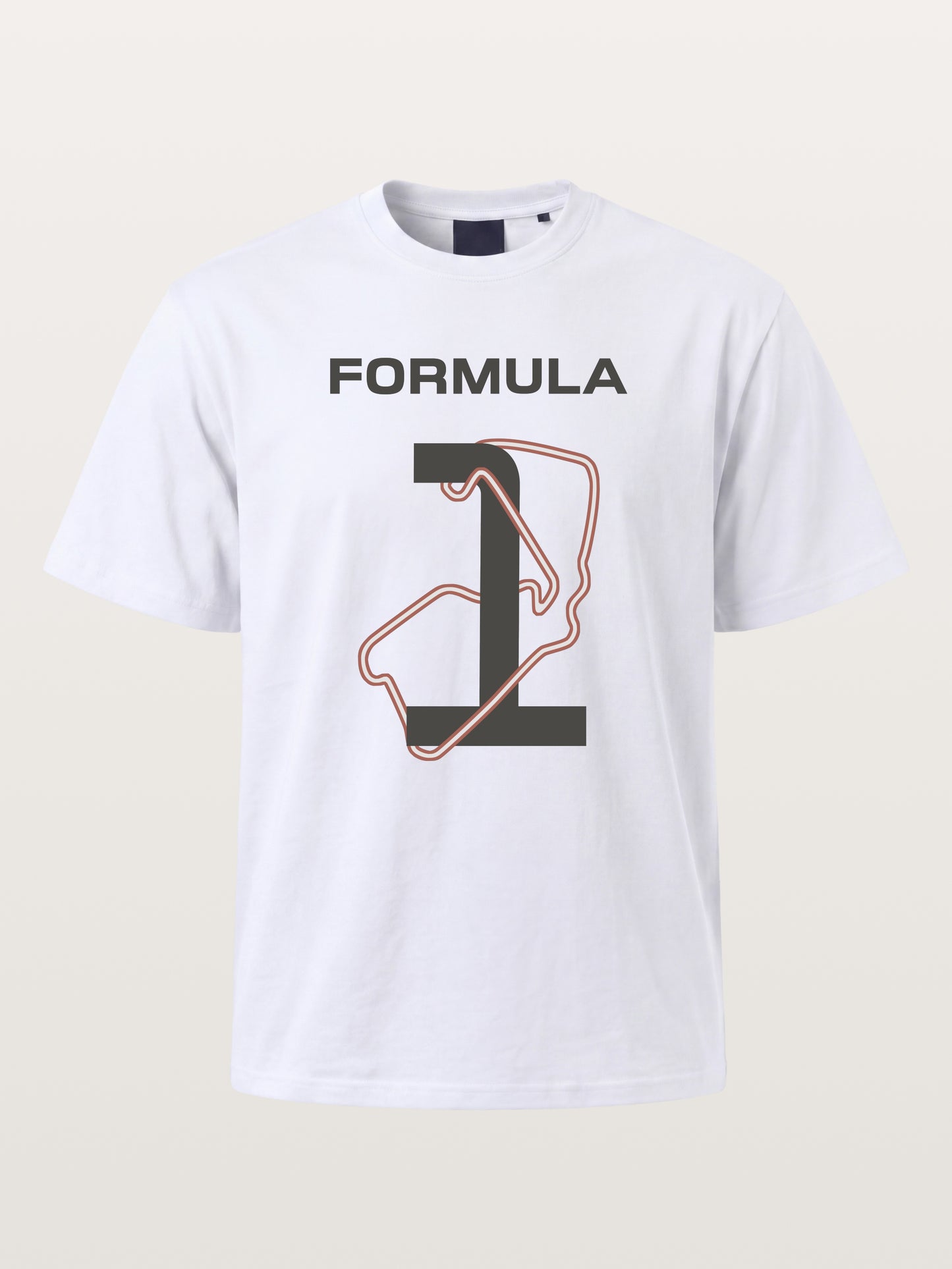 Formula 1 Silverstone Track Monogram Gildan T-shirt