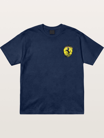 Ferrari Fingerprint Logo Cotton T-shirt
