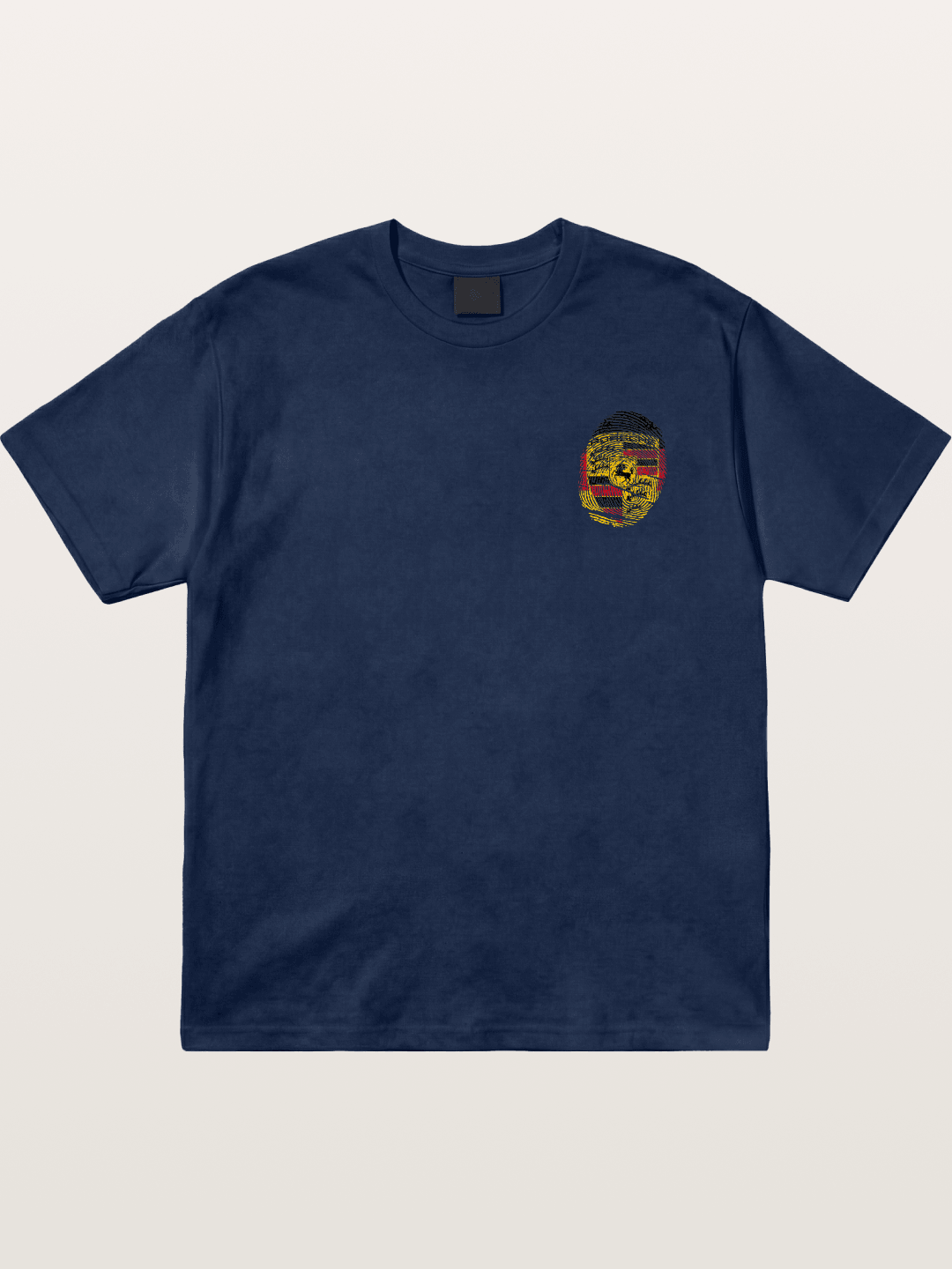 Porsche Crest Fingerprint Cotton T-shirt