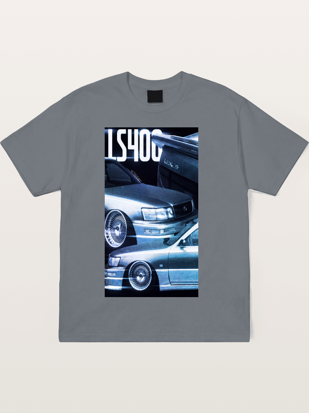 LS400 JDM Double Car Print Cotton T-shirt