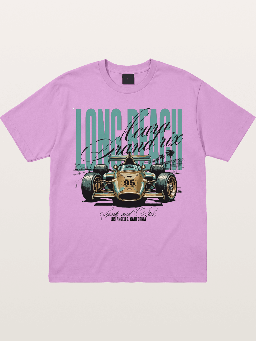 Vintage Long Beach Open Wheel Car Gildan T-shirt