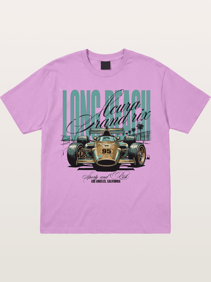 Vintage Long Beach Open Wheel Car Gildan T-shirt