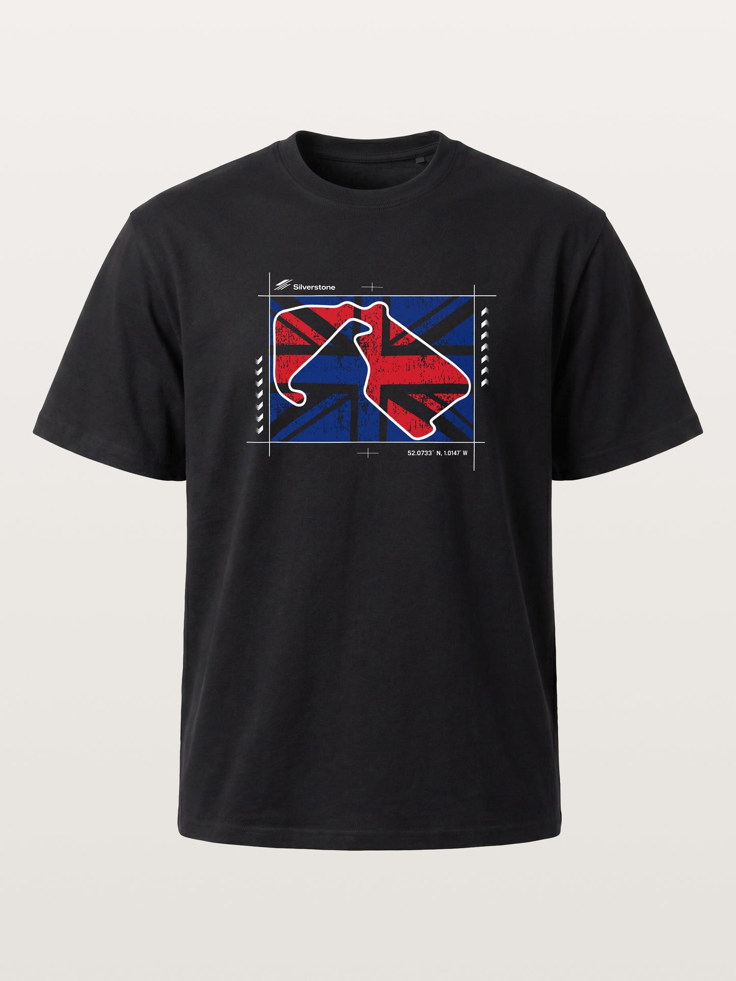 Vintage Union Jack F1 British Theme Cotton T-shirt