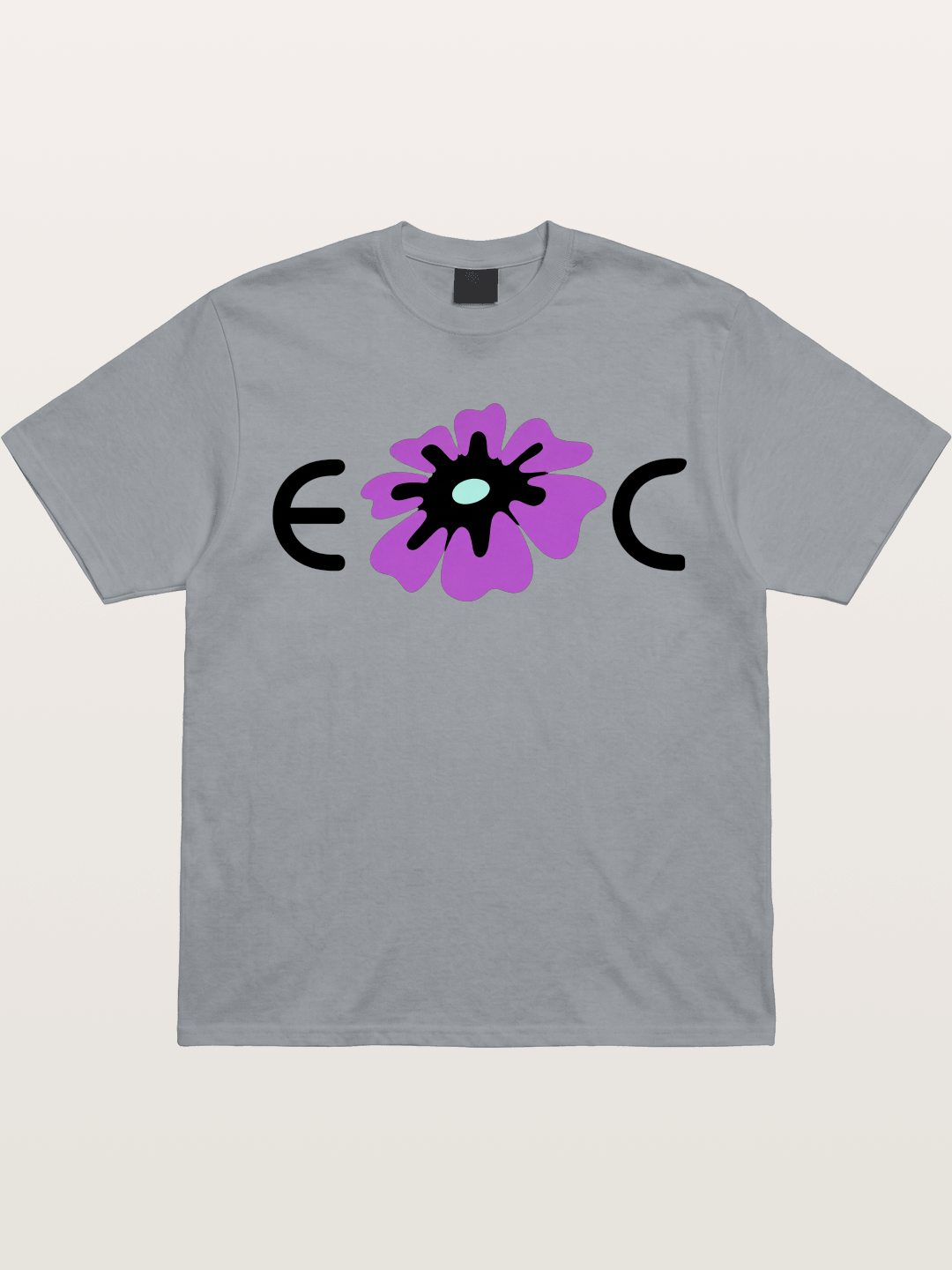 Purple EDC Daisy Silhouette Gildan T-shirt