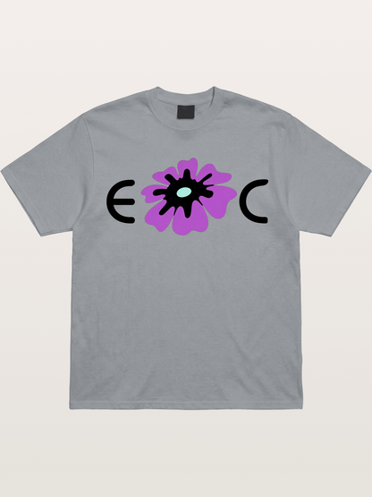 Purple EDC Daisy Silhouette Gildan T-shirt