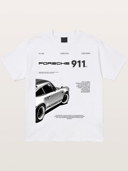 1973 911 Classic Profile Art Cotton T-shirt