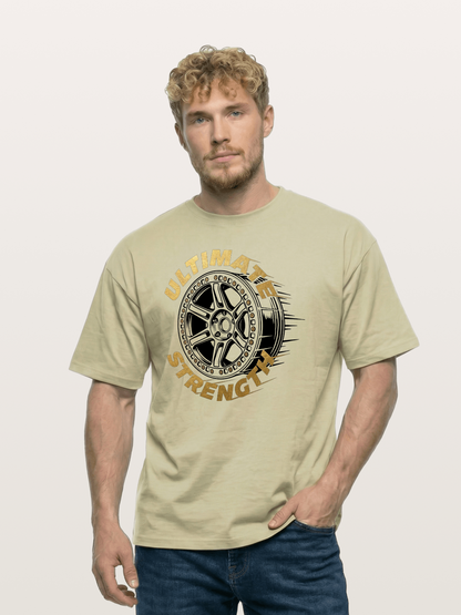 Wheel Strength Cotton T-shirt