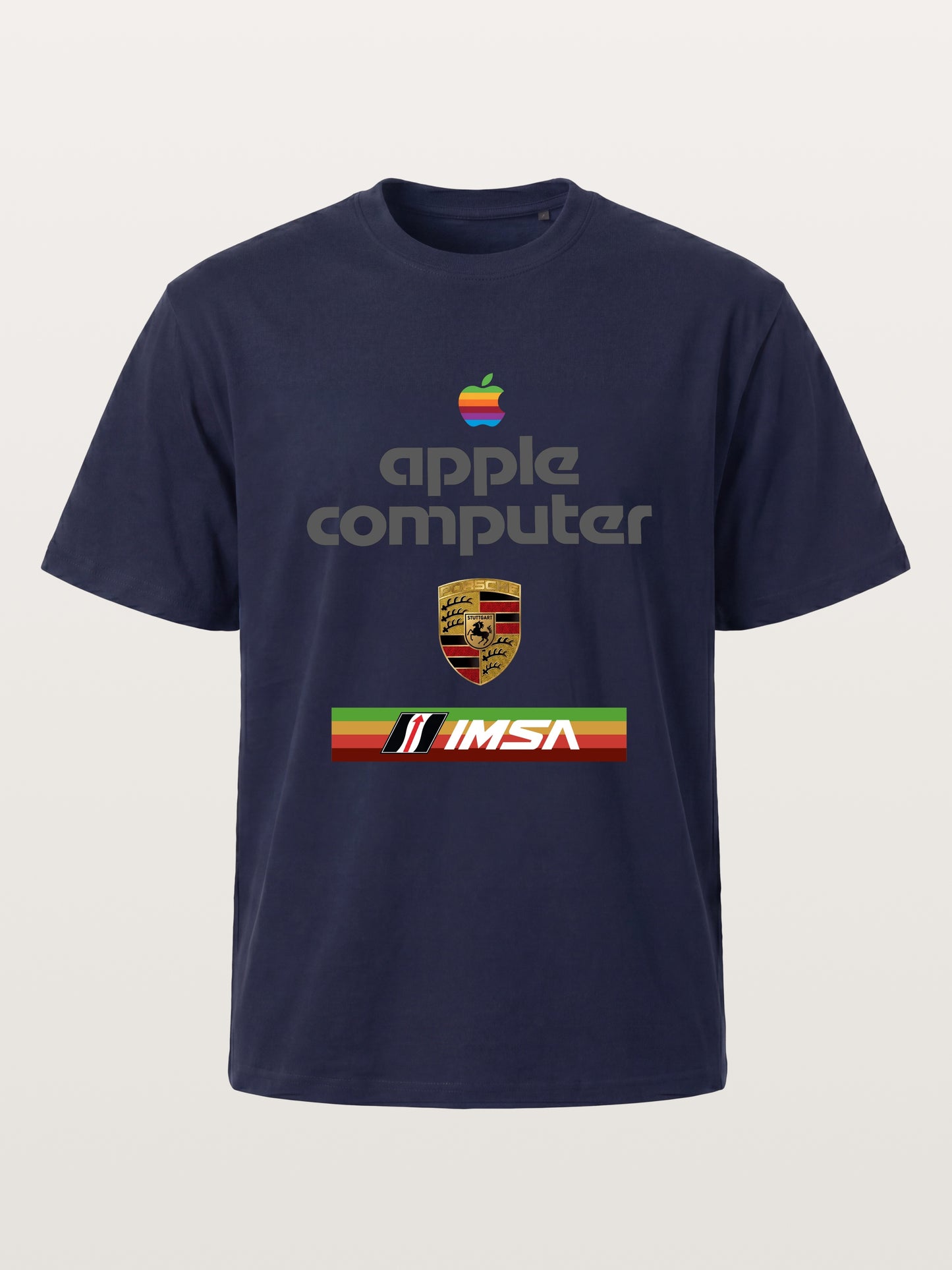 Apple IMSA Porsche Three Brand Combo Gildan T-shirt