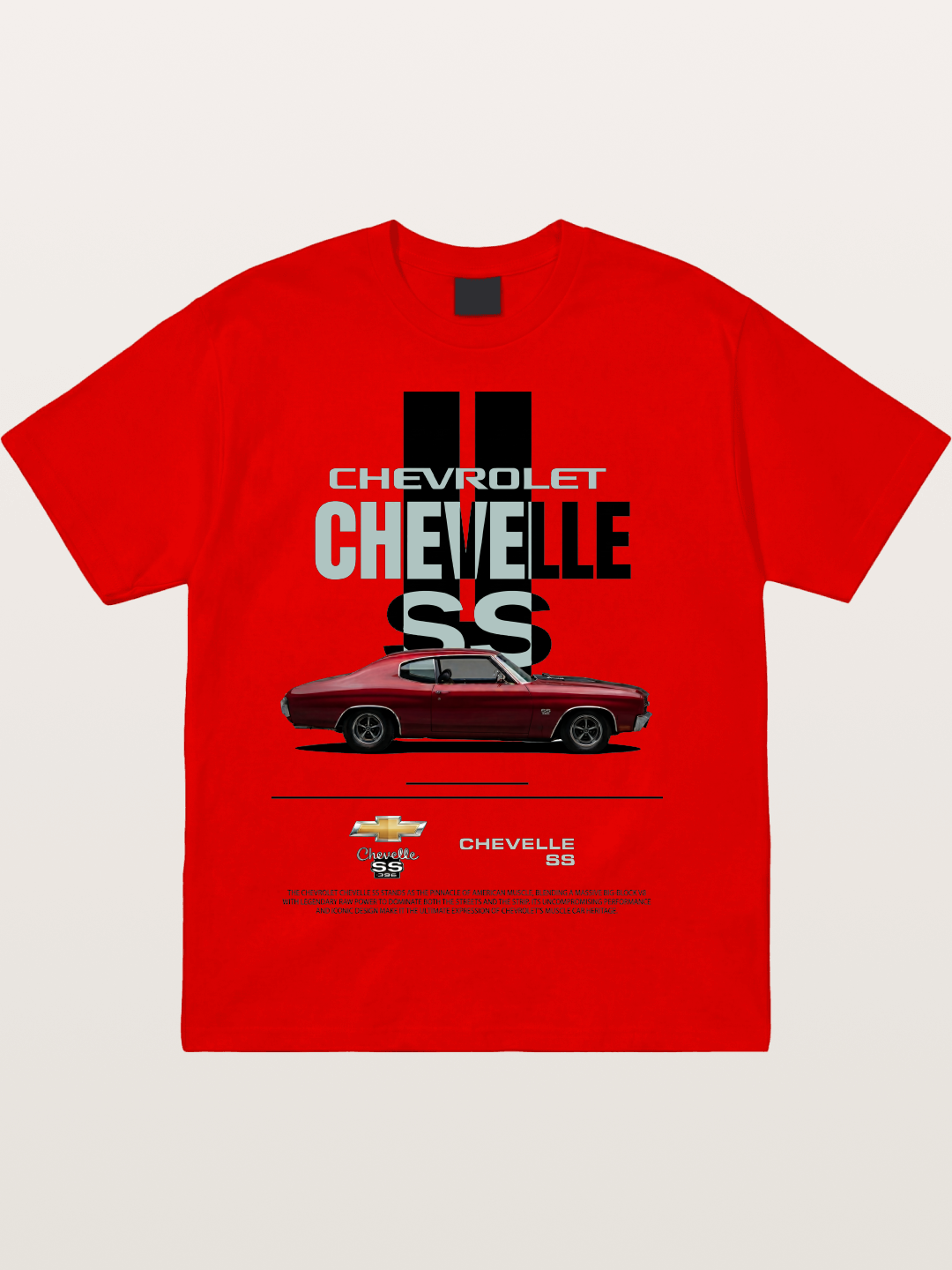 Crimson Power Cotton T-shirt