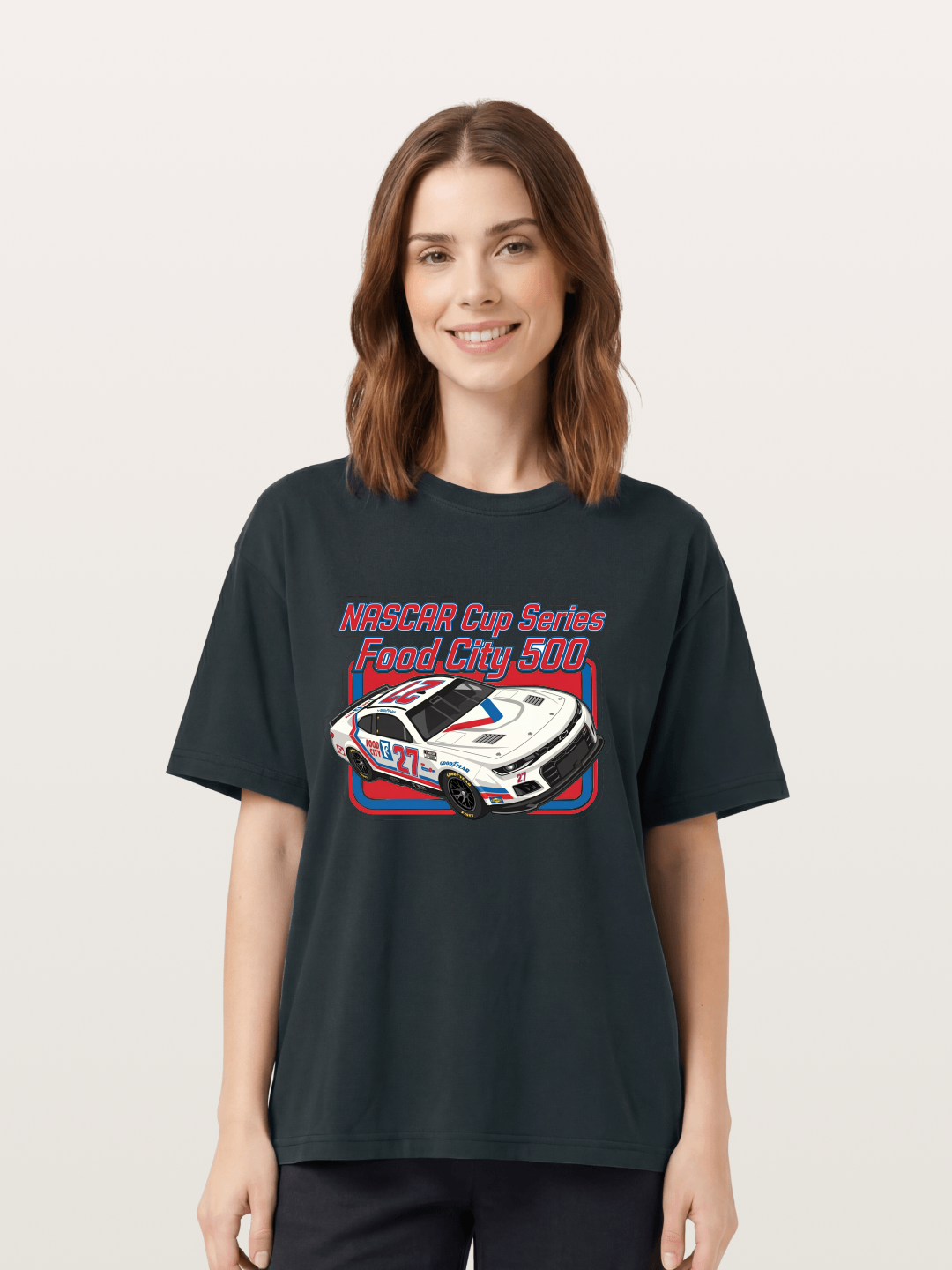 NASCAR Food City 500 Car Gildan T-shirt