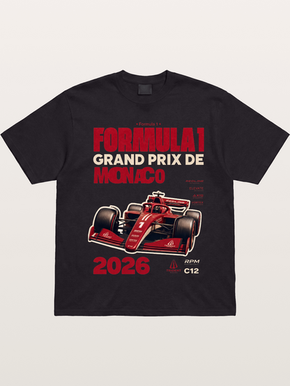 Red Monaco F1 2026 Poster Gildan T-shirt