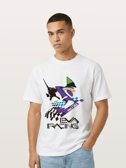 Eva Racing Checkered Flag Gildan T-shirt