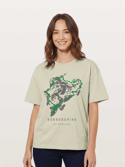Green Hell Nu?rburgring Track Cotton T-shirt