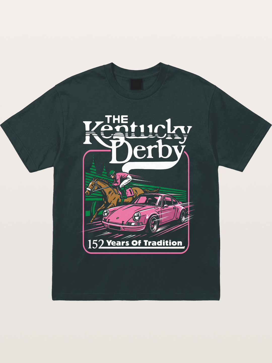 Derby Horse & Porsche Race Gildan T-shirt
