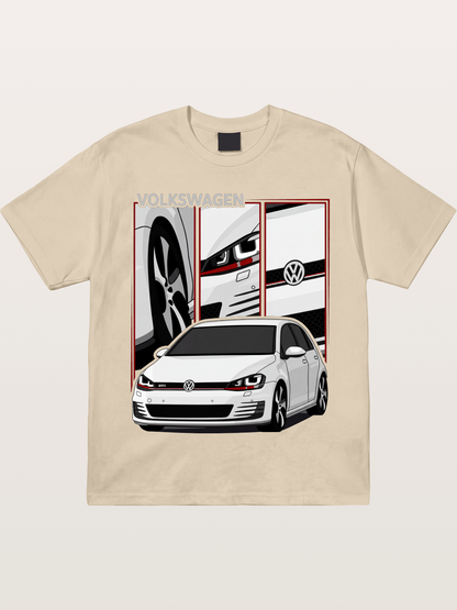 Volkswagen Golf MK7 GTI Front Gildan T-shirt