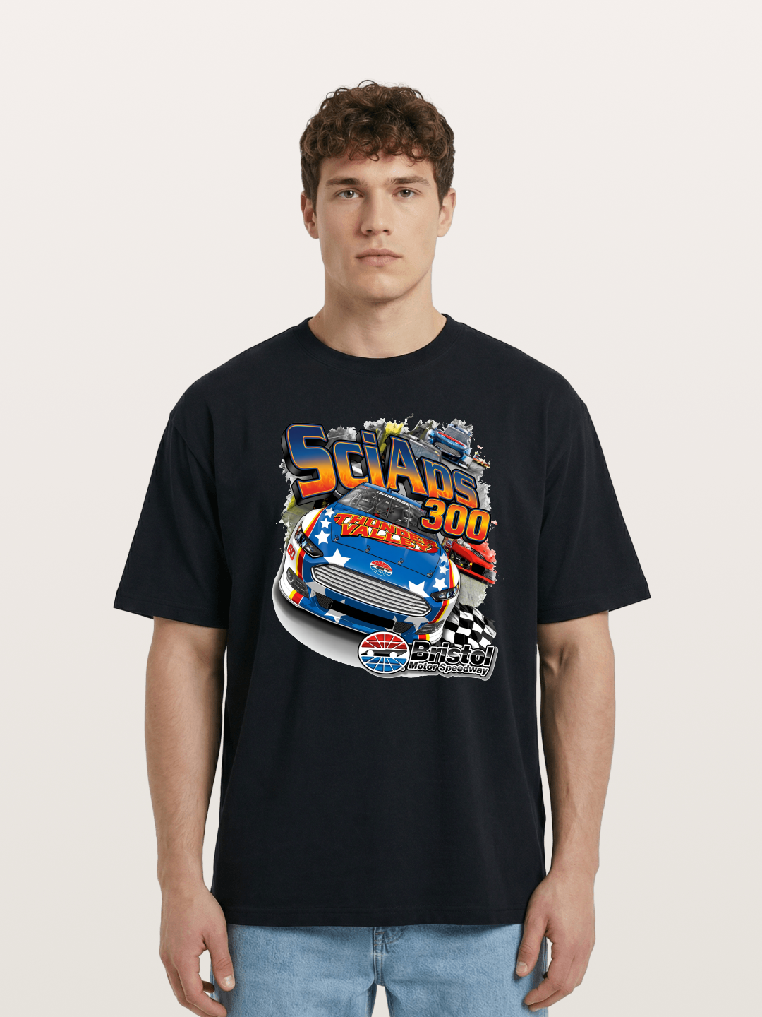 Bristol Motor Speedway Art Cotton T-shirt