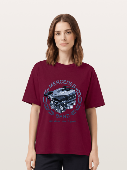Benz V8 Engine Technical View Gildan T-shirt