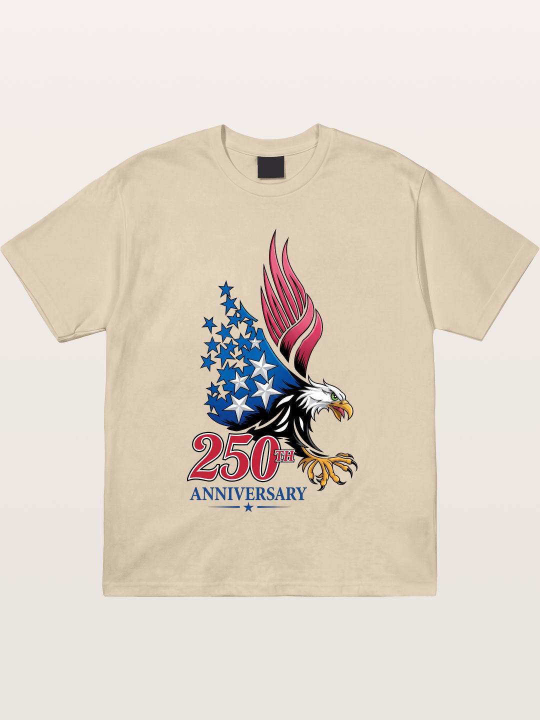 250th Anniversary Eagle Print Gildan T-shirt